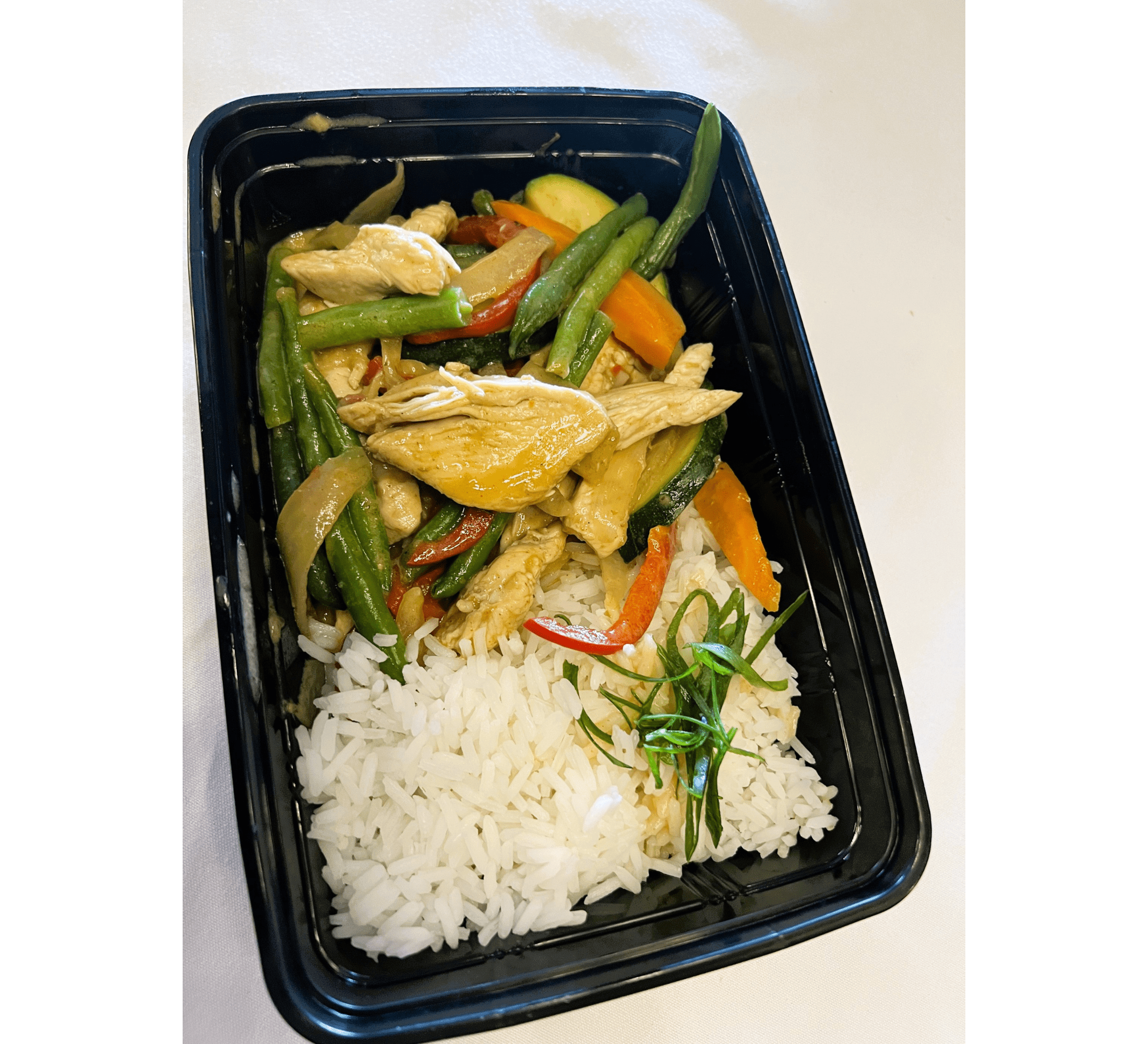 Thai Green Curry Chicken Takeaway Food